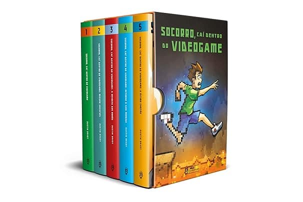 Capa do livro Box – Socorro, caí dentro do videogame
