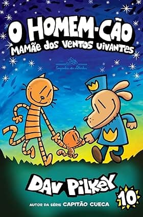 Capa do livro O Homem-Cão: Mamãe dos ventos uivantes