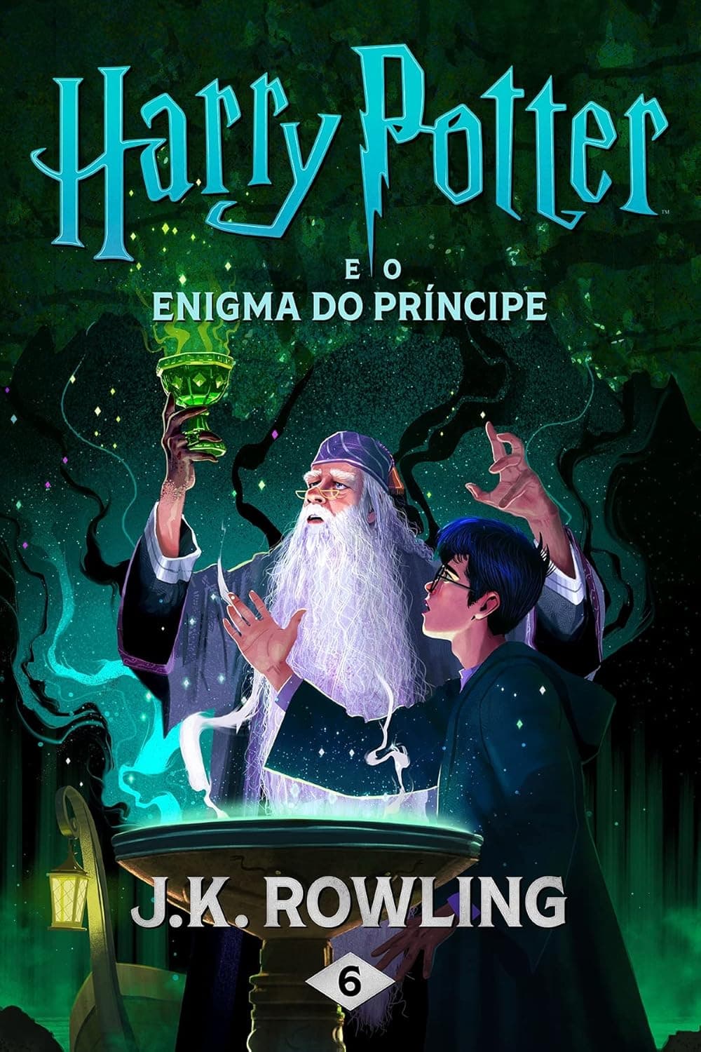 Capa do livro Harry Potter e o Enigma do Príncipe